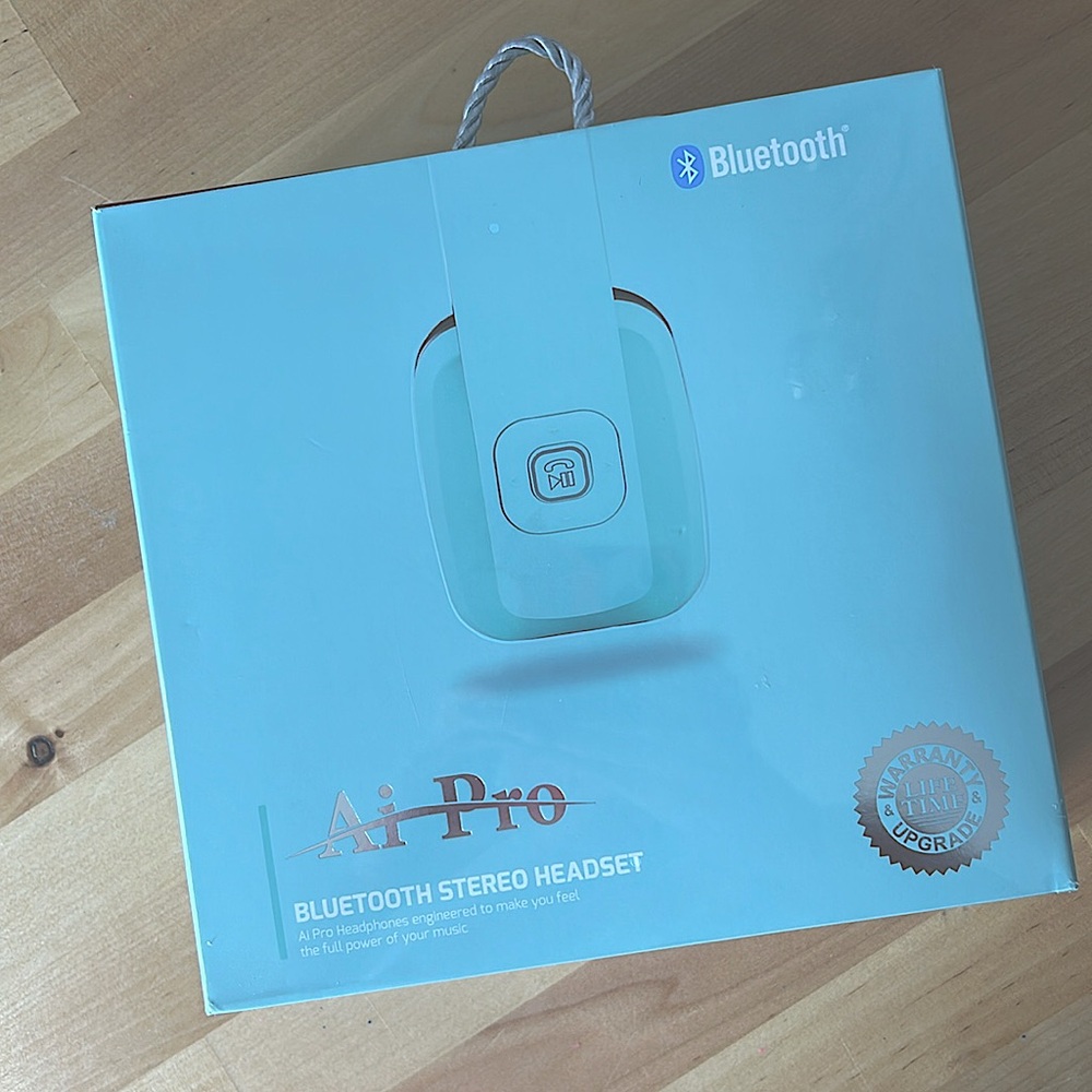 NEW Ai Pro Bluetooth Stereo Headset (Mint color)